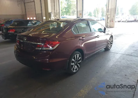 2015 Honda Civic Ex-L from USA, damaged, VIN 19XFB2F94FE218951